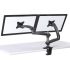 Dual Monitor Stand w/ Spring Arms Dark Gray