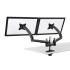 Dual Monitor Stand - Expandable w/ Spring Arms Dark Gray