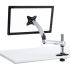 Monitor Stand - Expandable w/ Spring Arm Silver