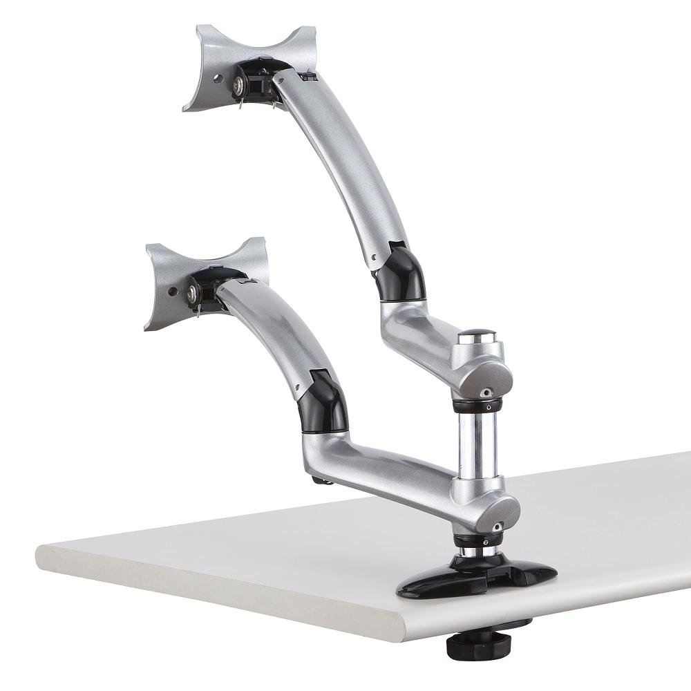 Dual Monitor Desk Mount for Apple w/ Spring Arm DM-GSDA