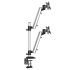 Dual Monitor Stand Top-Down w/ Quick Release & Spring Arms