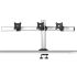 Triple Monitor Stand Oval or Straight w/ 2-in-1 Base & Quick Release