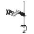 Triple Monitor Desk Mount w/ Quick Release Spring Arms & Low Profile