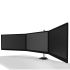 Triple Monitor Desk Mount w/ Quick Release Spring Arms & Low Profile