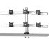 6 Monitor Stand 2X3 Oval or Straight w/ 2-in-1 Base & Quick Release