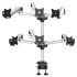 6 Monitor Stand 3X2 w/ Independent Full Motion & Quick Release