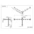 Triple Monitor Desk Mount DM-T1A3