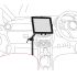 iPad Car Holder - Seat Bolt, Dual Arm & Aluminum Alloy