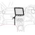 iPad Car Holder - Seat Bolt, Dual Arm & Aluminum Alloy