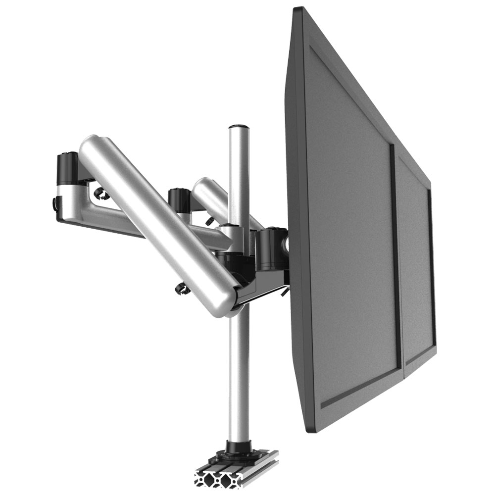 Dual Track Rail Mount w/ Independent Full Motion & Quick Release