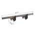 Dual Monitor Wall Mount w/ Short Arms Horizontal