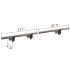 Triple Monitor Wall Mount w/ Short Arms Horizontal