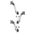 Triple Monitor Wall Mount for Apple Height Adjustable w/ Quick Release