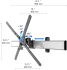 Rotating TV Wall Mount - 32 to 50" w/ Two-Orientation Wall Bar