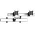 Dual VESA Wall Mount Quick Release Two Orientations w/ Single Arm