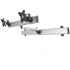 Dual VESA Wall Mount Quick Release Two Orientations w/ Single Arm