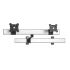 Dual VESA Wall Mount Quick Release Two Orientations w/ Single Arm