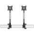 Dual VESA Wall Mount Quick Release Two Orientations w/ Full Motion