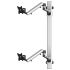 Dual VESA Wall Mount Quick Release Two Orientations w/ Full Motion