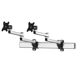 Dual VESA Wall Mount Quick Release Two Orientations w/ Dual Arms