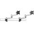 Dual VESA Wall Mount Quick Release Two Orientations w/ Dual Arms