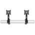 Dual VESA Wall Mount Quick Release Two Orientations w/ Dual Arms