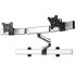Dual VESA Wall Mount Oval or Straight Quick Release w/ Dual Arms