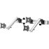 Triple Monitor Wall Mount w/ Spring Arms & Quick Release