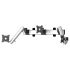 Triple Monitor Wall Mount w/ Spring Arms & Quick Release