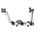 Triple Monitor Wall Mount w/ Spring Arms & Quick Release