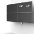VESA Wall Mount for 4 Monitors 2x2 Low Profile w/ Quick Release