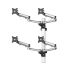 Quad VESA Wall Mount Quick Release Full Motion