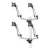 Quad VESA Wall Mount Quick Release Full Motion