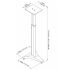 Speaker Stand for Large Size Height Adjustable SP-OS10