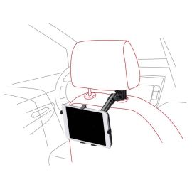 iPad Headrest Mount - Carbon Fiber L1-22