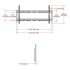 32 to 71" TV Wall Mount - Flush to Wall MW-5F2S Silver