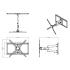 37 to 62" Full Motion TV Wall Mount MW-7A1VB