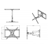 37 to 62" Full Motion TV Wall Mount MW-7A1VB