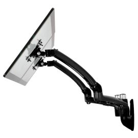 Dual Monitor Wall Mount w/ Spring Arms Black