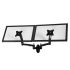 Dual Monitor Wall Mount w/ Spring Arms Black
