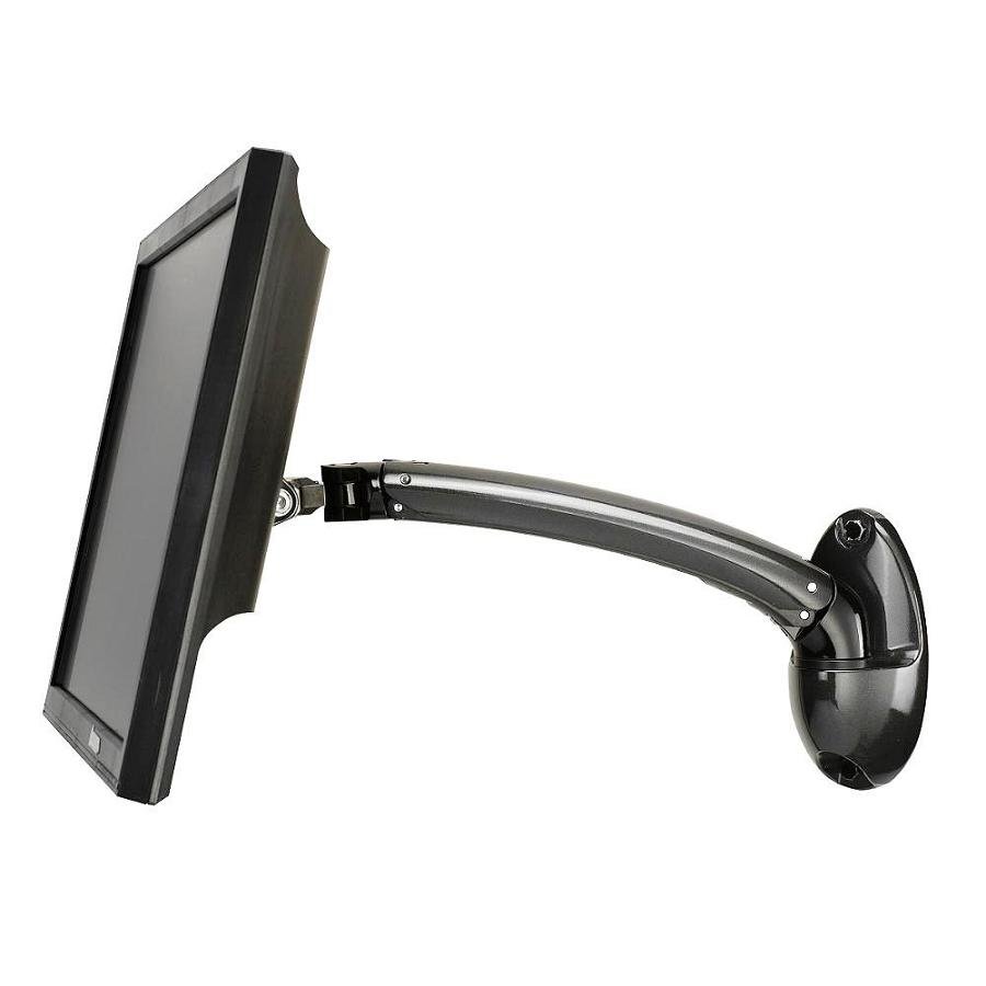 Monitor Single Spring Arm Wall Mount - Dark Gray