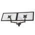 Dual Monitor Wall Mount w/ Spring Arms Dark Gray