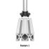 7-in-1 T Slot Desk Pole 5.9"