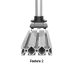 7-in-1 T Slot Desk Pole 5.9"