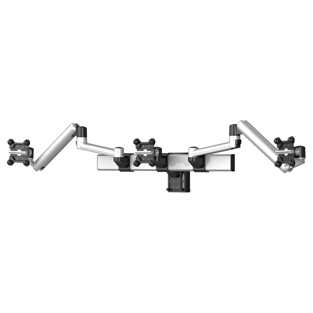 Triple VESA Mount for Slatwall Quick Release up to 35" Monitors