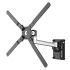 TV Slatwall Mount 32 to 50" w/ Quick Release Single Arm