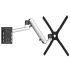 TV Slatwall Mount - Full Motion w/ Quick Release & Rotation
