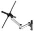 TV Slatwall Mount - Quick Release 32 to 50" Rotating & Double Arm