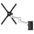 TV Slatwall Mount - Quick Release 32 to 50" Rotating & Double Arm