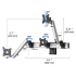 Triple VESA Mount for Slatwall Quick Release up to 32" Monitors